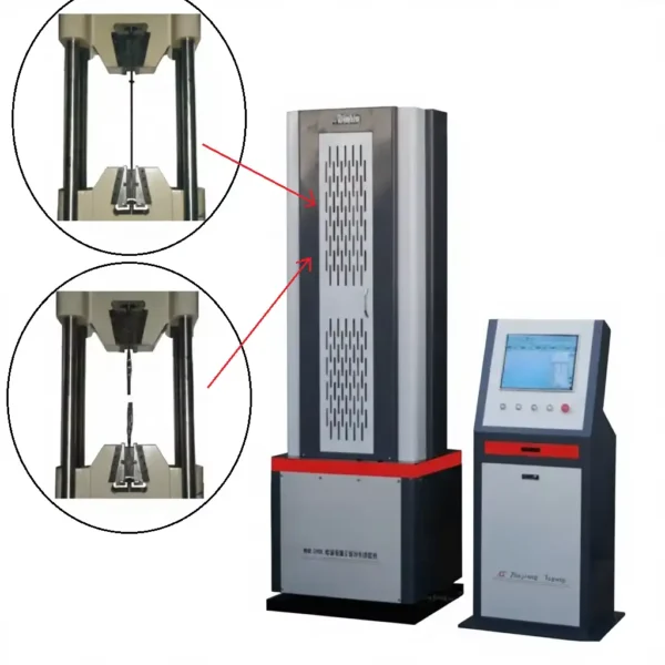 WAW-600B WAW-1000B Microcomputer Controlled Electro-hydraulic Servo Steel Stranded Wire Universal Testing Machine