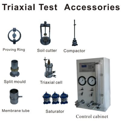 Triaxial Test Accessories STSZ-ZD Full Automatic Triaxial Test Set